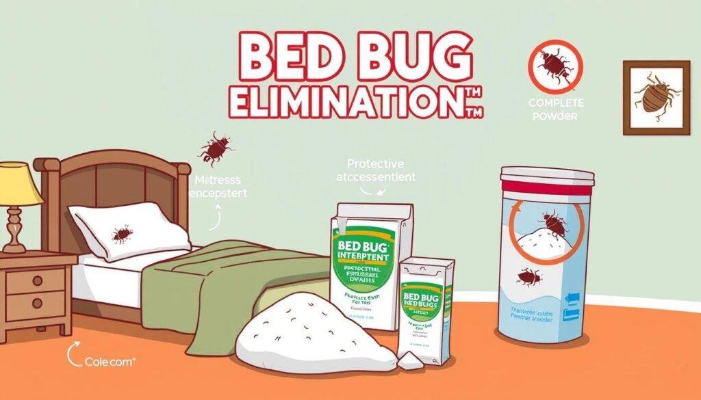 Complete Bed Bug Elimination Kit with mattress encasements, interceptors, and powders Complete Bed Bug Elimination Kit with mattress encasements, interceptors, and powders