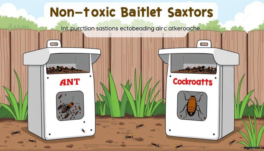 Non-toxic ant and cockroach bait stations image Non-toxic ant and cockroach bait stations image